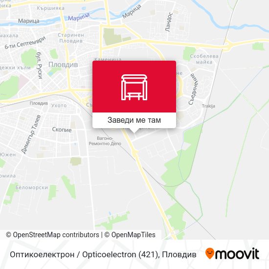 Оптикоелектрон / Opticoelectron (421) карта