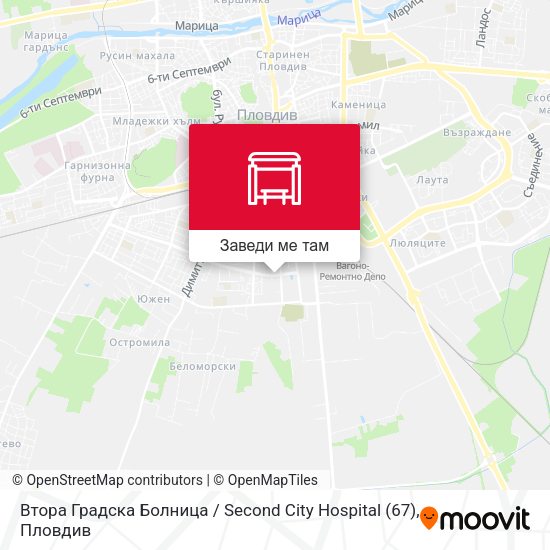 Втора Градска Болница / Second City Hospital (67) карта