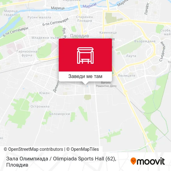 Зала Олимпиада / Olimpiada Sports Hall (62) карта