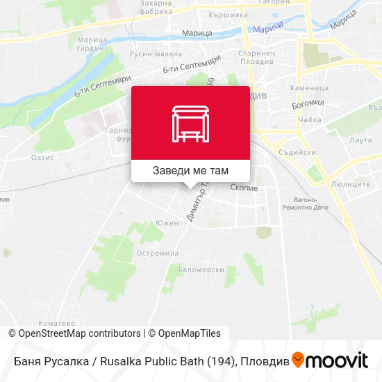 Баня Русалка / Rusalka Public Bath (194) карта