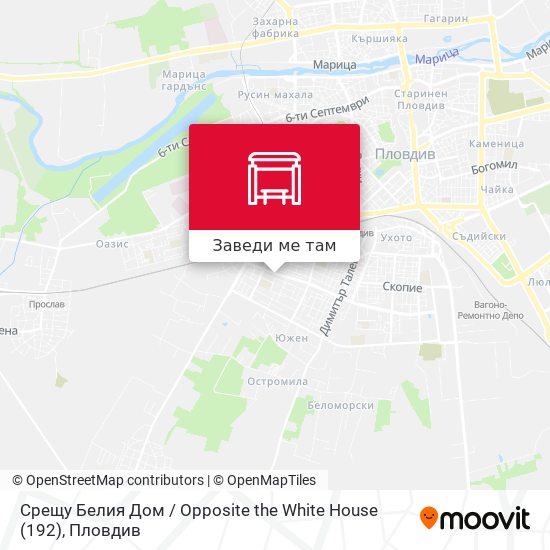 Срещу Белия Дом / Opposite the White House (192) карта