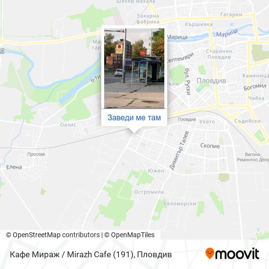 Кафе Мираж / Mirazh Cafe (191) карта