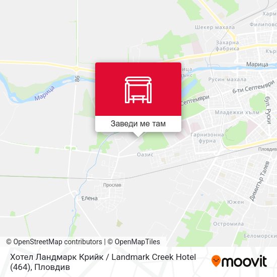 Хотел Ландмарк Крийк / Landmark Creek Hotel (464) карта
