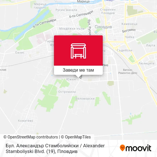Бул. Александър Стамболийски / Alexander Stamboliyski Blvd. (19) карта