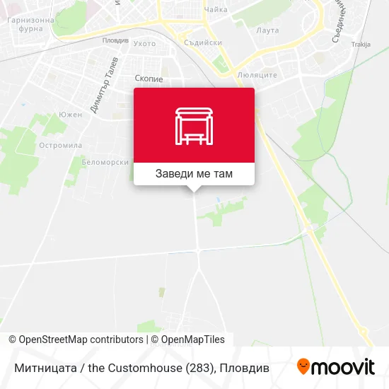 Митницата / the Customhouse (283) карта