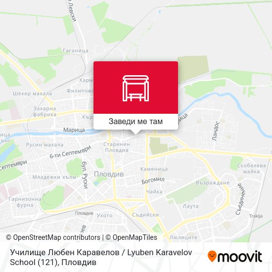 Училище Любен Каравелов / Lyuben Karavelov School (121) карта