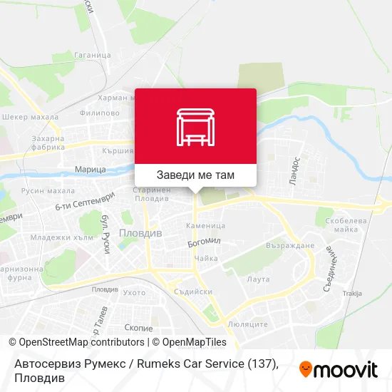Автосервиз Румекс / Rumeks Car Service (137) карта