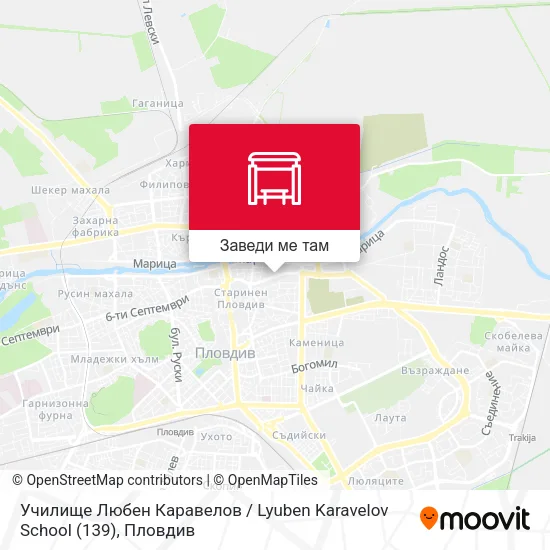 Училище Любен Каравелов / Lyuben Karavelov School (139) карта