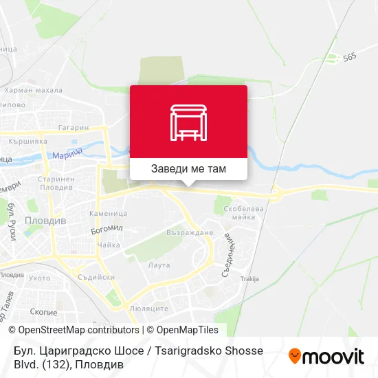 Бул. Цариградско Шосе / Tsarigradsko Shosse Blvd. (132) карта
