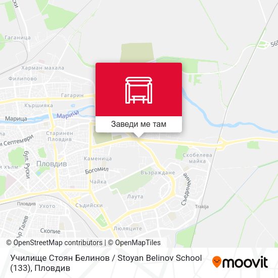 Училище Стоян Белинов / Stoyan Belinov School (133) карта