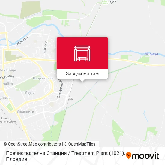 Пречиствателна Станция / Treatment Plant (1021) карта