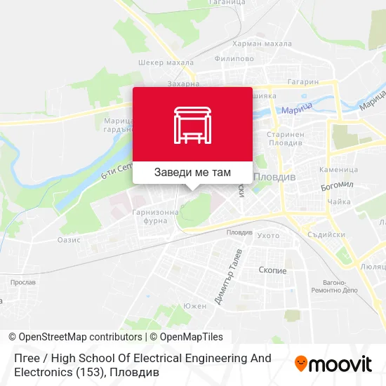 Пгее / High School Of Electrical Engineering And Electronics (153) карта