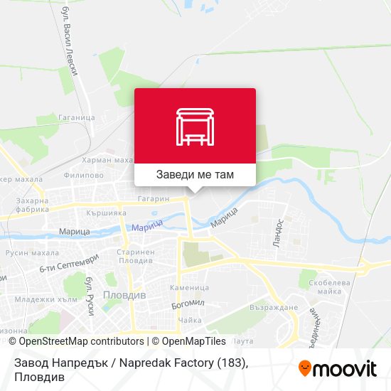Завод Напредък / Napredak Factory (183) карта