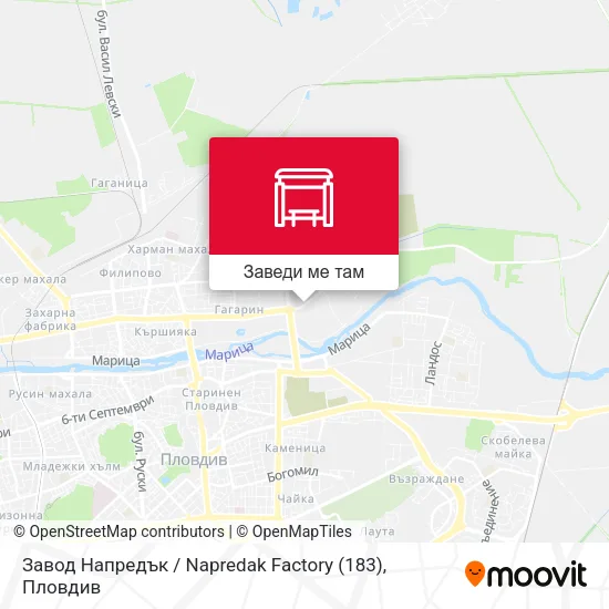 Завод Напредък / Napredak Factory (183) карта