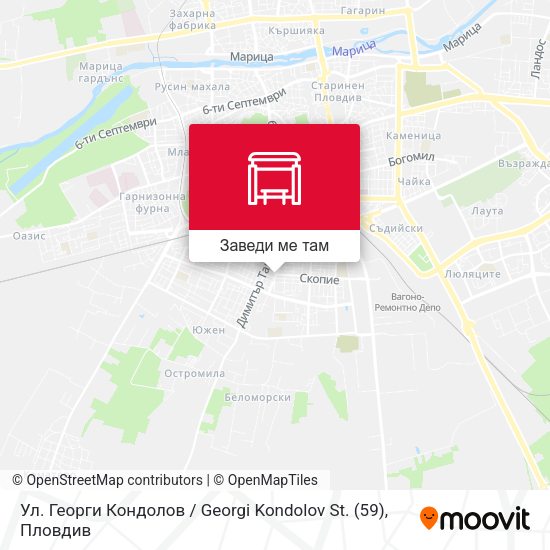 Ул. Георги Кондолов / Georgi Kondolov St. (59) карта