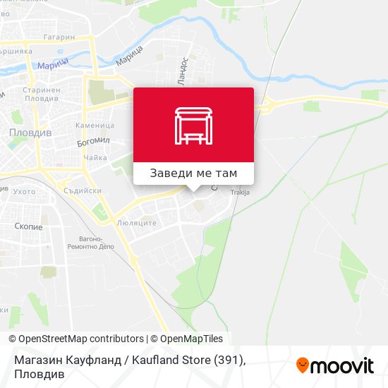 Магазин Кауфланд / Kaufland Store (391) карта