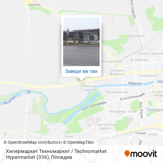 Хипермаркет Техномаркет / Technomarket Hypermarket (336) карта