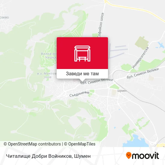 Читалище Добри Войников карта