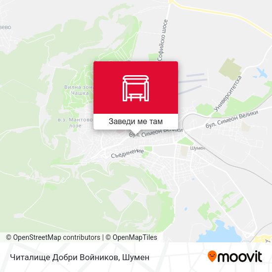 Читалище Добри Войников карта