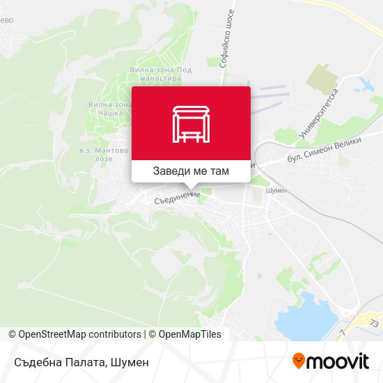 Съдебна Палата карта
