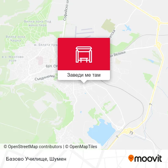 Базово Училище карта