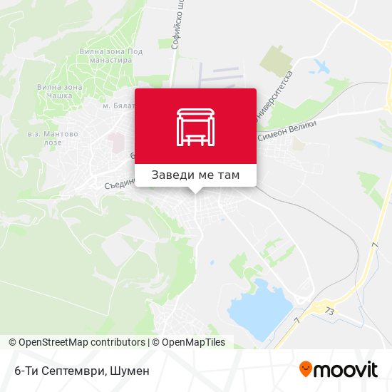 6-Ти Септември карта