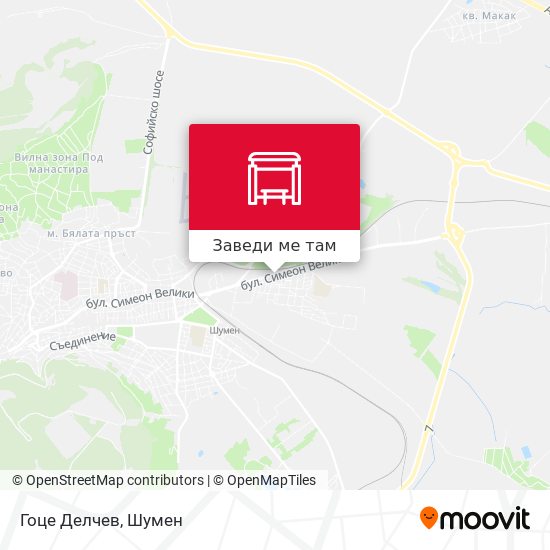 Гоце Делчев карта