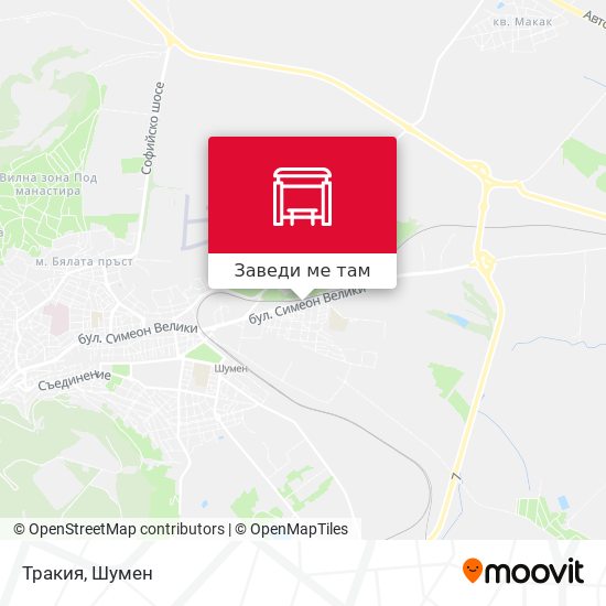 Тракия карта