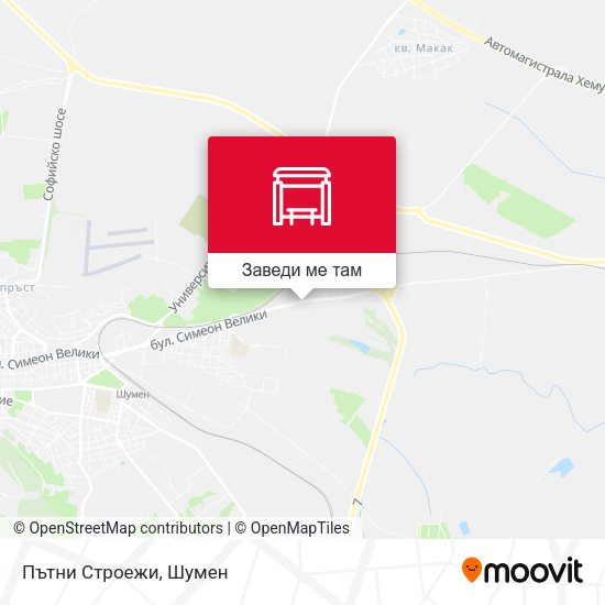 Пътни Строежи карта