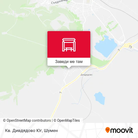 Кв. Дивдядово Юг карта