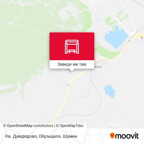 Кв. Дивдядово, Обръщало карта