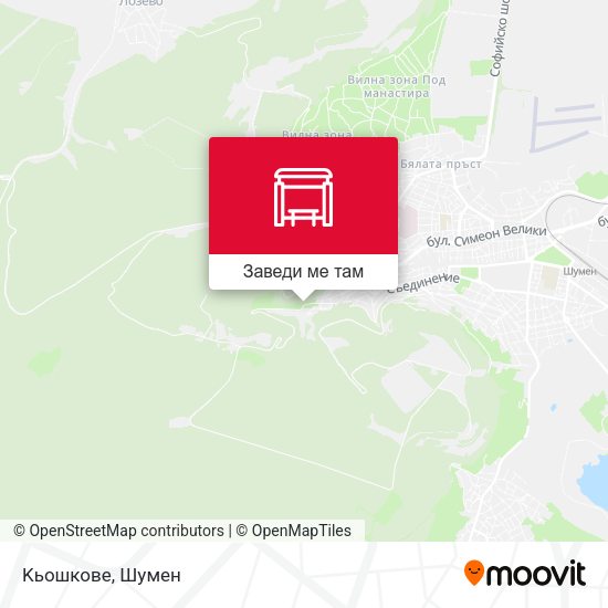 Kьошкове карта