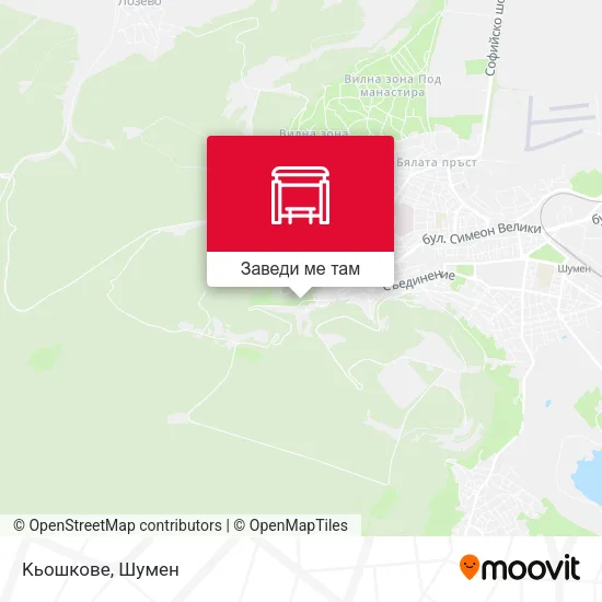 Kьошкове карта