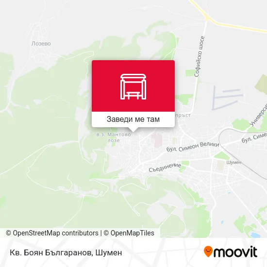 Кв. Боян Българанов карта