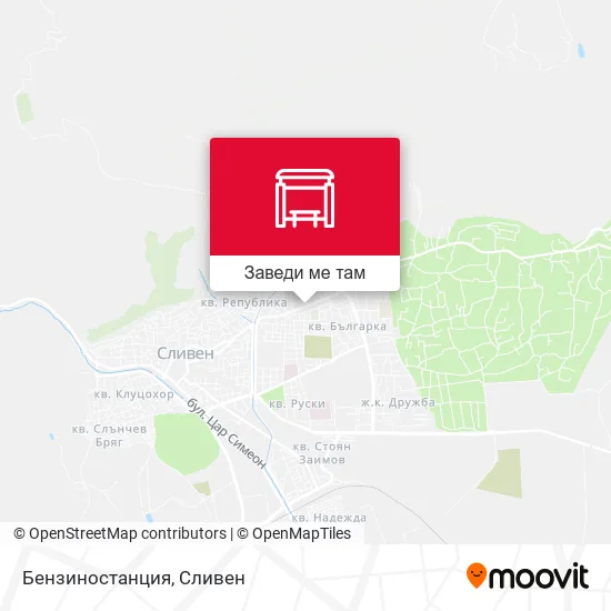 Бензиностанция карта