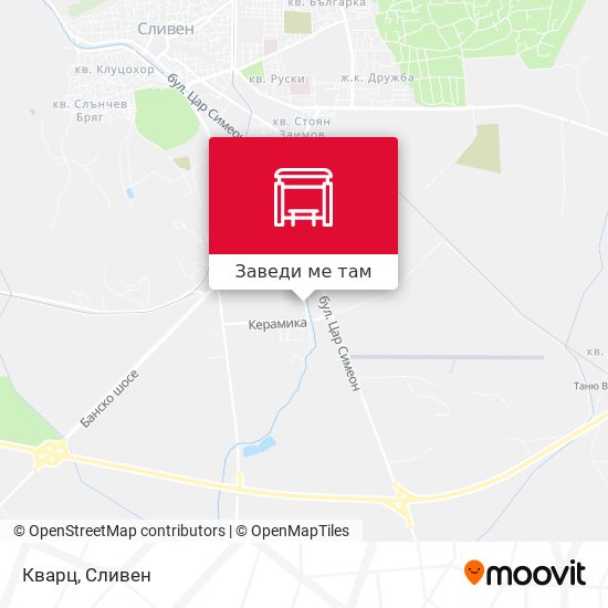 Кварц карта