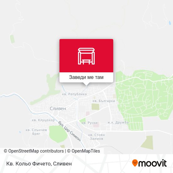 Кв. Кольо Фичето карта