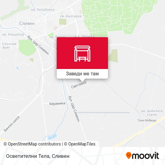 Осветителни Тела карта