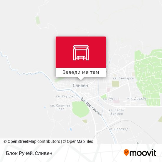 Блок Ручей карта