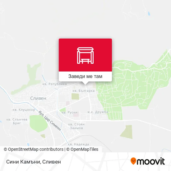 Сини Камъни карта