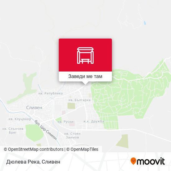 Дюлева Река карта