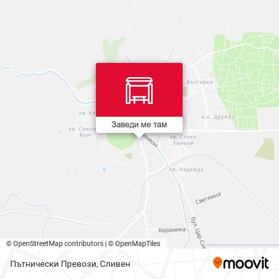 Пътнически Превози карта