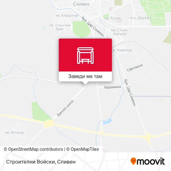 Строителни Войски карта