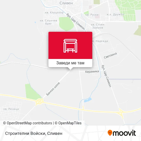 Строителни Войски карта