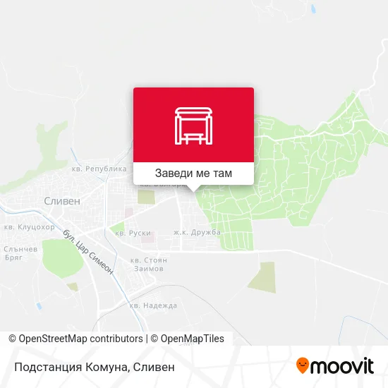 Подстанция Комуна карта