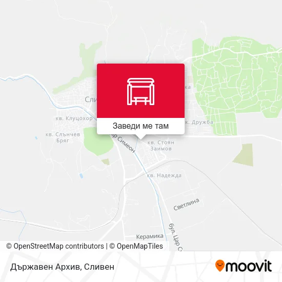 Държавен Архив карта