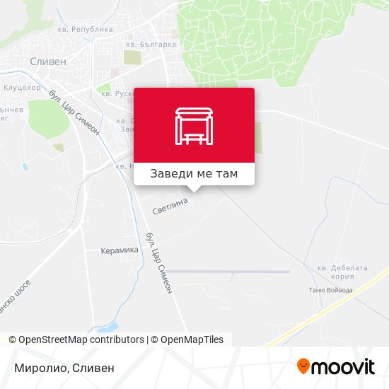Миролио карта