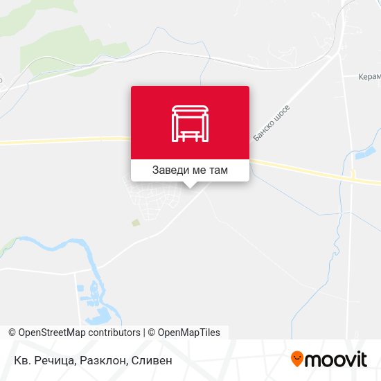 Кв. Речица, Разклон карта