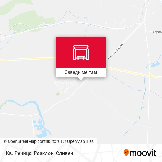 Кв. Речица, Разклон карта