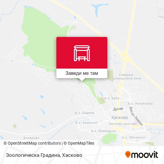 Зоологическа Градина карта